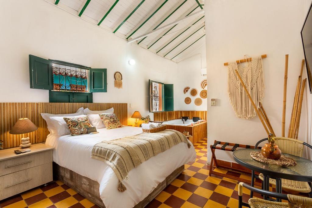 Entre Palmas Casa Hotel Santa Fe de Antioquia Ngoại thất bức ảnh